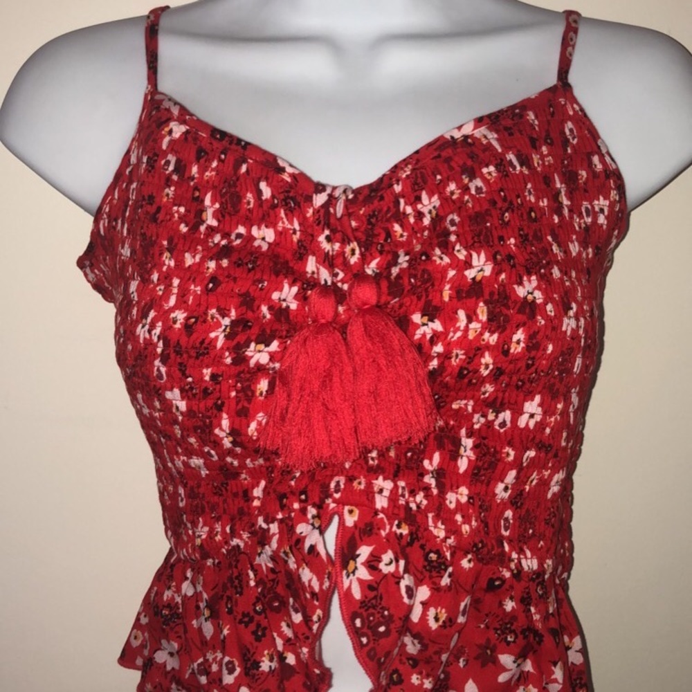 Floral crop top